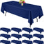 12 Pzas Manteles Azul 60x126pulg Rectangulares