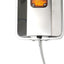 Espejo acero inox 7x16" con luz calentada