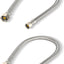 2 Mangueras Acero Inox 20pulg FIP 1/2x3/8 Comp