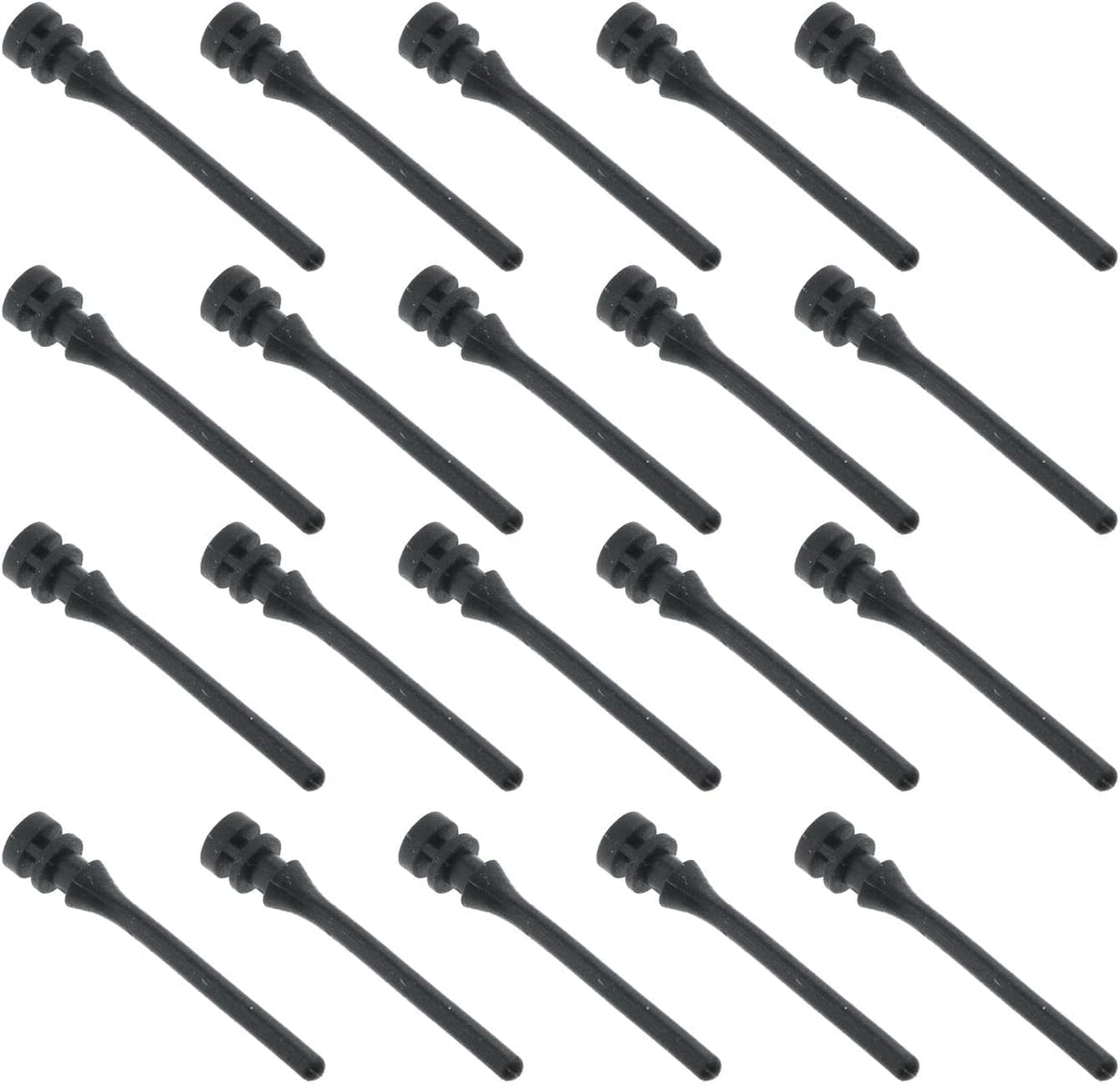 20 Pzas Tornillos Silicona Anti Vibración PC Case 008Fan