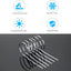 150 Bridas Acero Inox 304 11.8pulg Multiusos Autobloqueantes