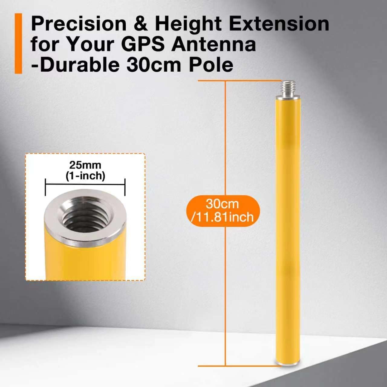Poste trípode láser extensible 11.8"