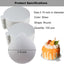 100 Tablas Tartas 3.15pulg Base Mousse Plateada Cupcakes