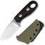 Cuchillo fijo Nitro-V G10 negro 2.75pulg EDC bushcraft