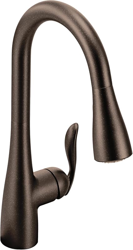 Manija alta arco desplegable llave cocina Moen 7594ORB