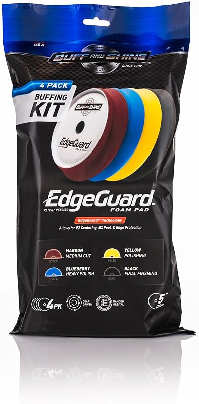 Kit pulido espuma EdgeGuard 5" pack 4