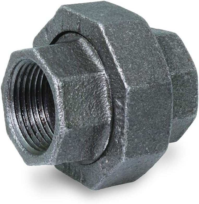 Conector hierro maleable 2-1/2pulg negro pack 5