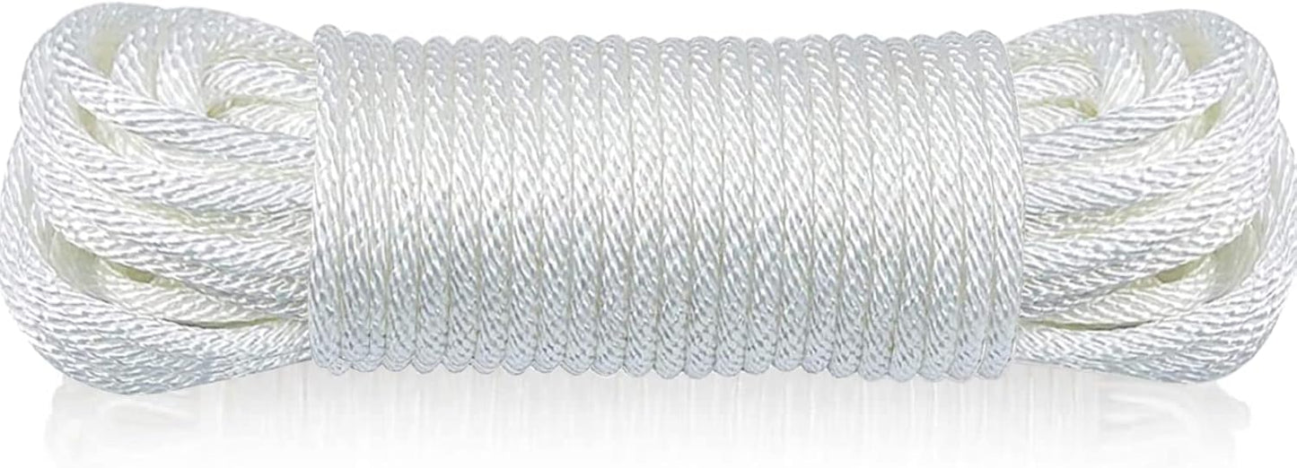 Cuerda asta bandera 1/4" poliéster trenzado 50ft