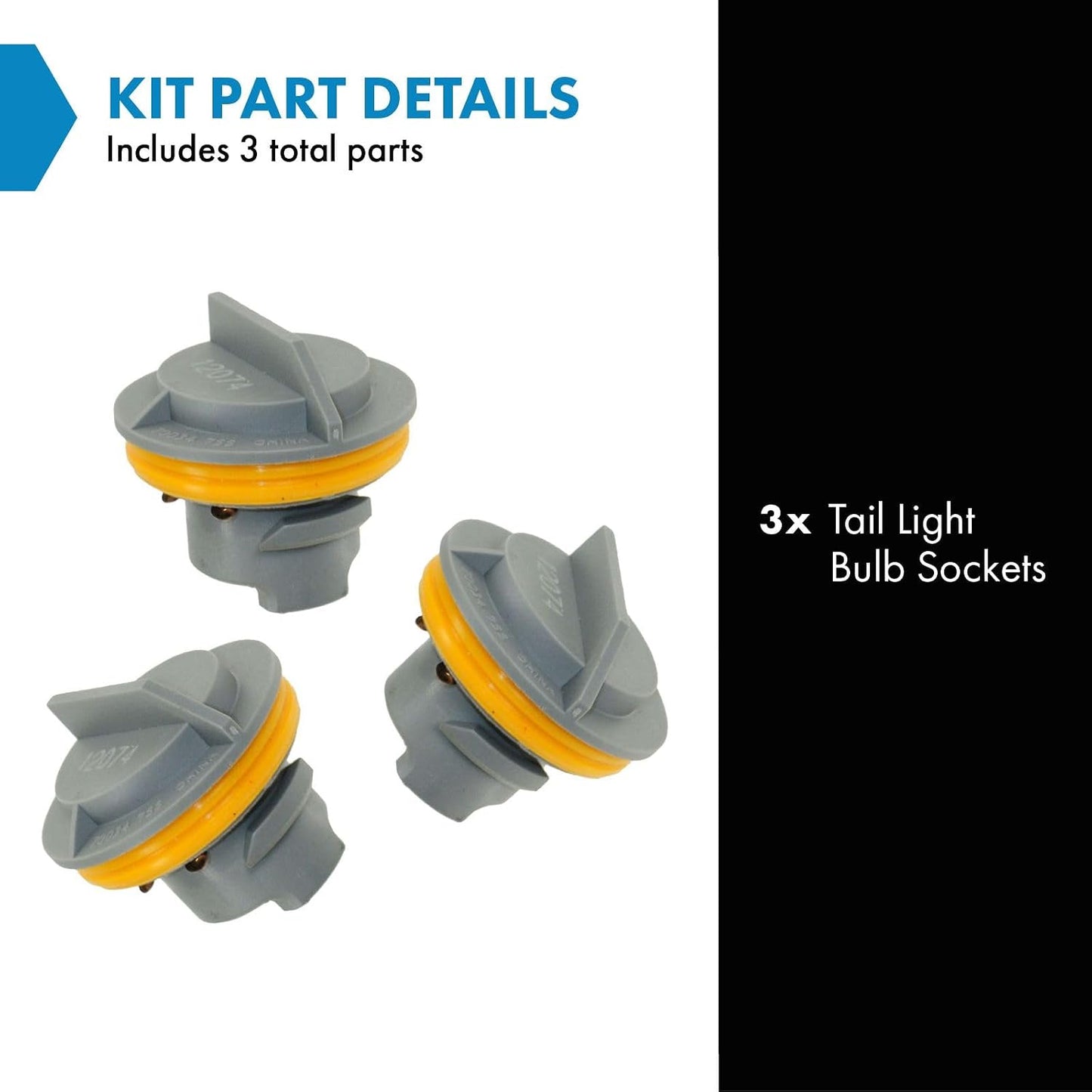 Set 3 Bombillas Traseras Comp Chrysler Dodge Jeep 02-04