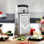 Rallador V-CUT de 4 Vías para Cocina con Asa de Plástico