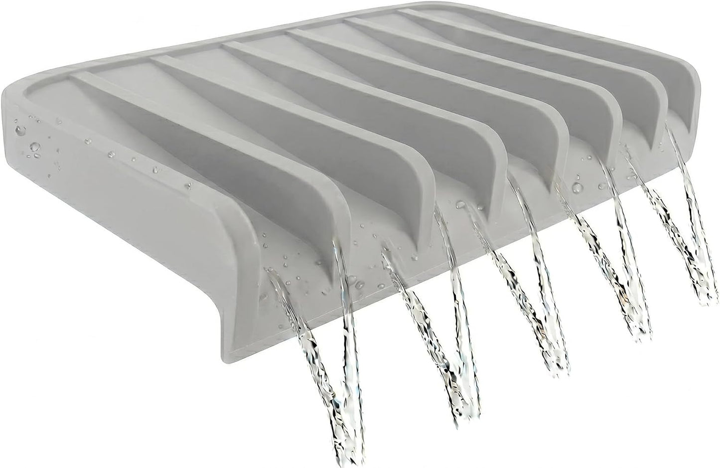 Organiz. fregadero silicona autodrenante gris