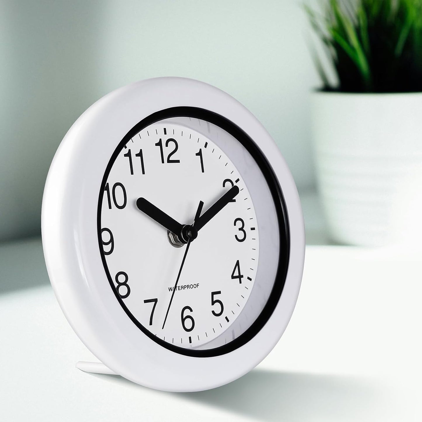 Reloj pared 6.5" resistente agua interiores exteriores