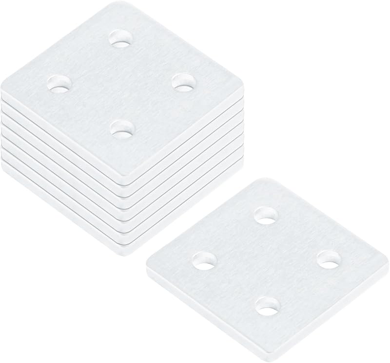 8 Pzas Placas Unión Planas para Perfil Aluminio 2020 2040