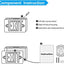 6 Letreros LED Salida con Batería 90 Min UL 924 Rojo