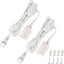 Extensión lámpara colgante E26 con interruptor 15ft pack 2
