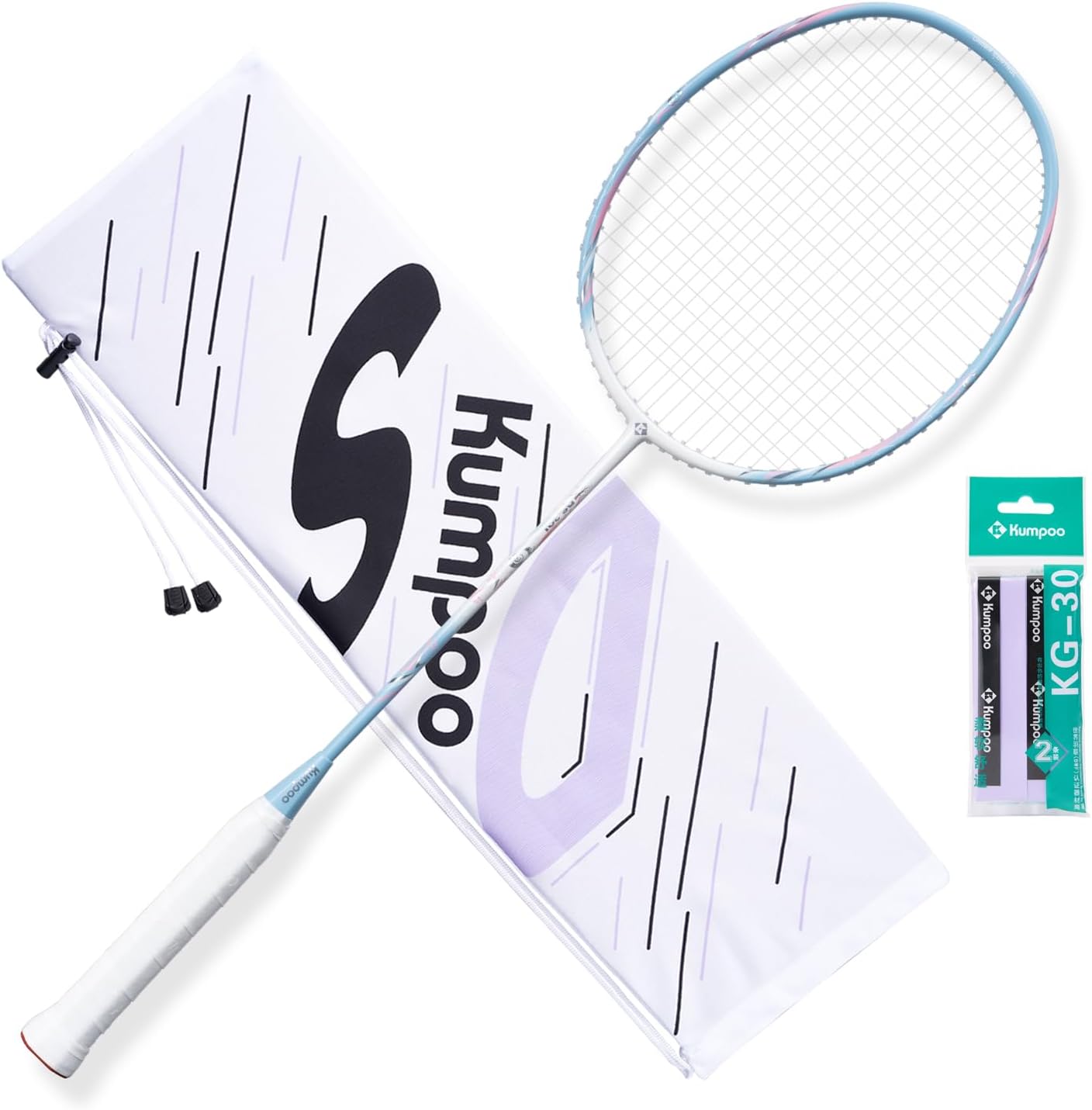 Raqueta Badminton 4U Carbon Fiber para Mujer y Hombre DS201