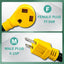Adaptador corriente RV 12pulg 30A 125V