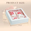 30 Cajas Panadería 8x8x2pulg con Ventana Galletas