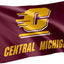Bandera CMU Chippewas 3x5ft tela poliéster duradera