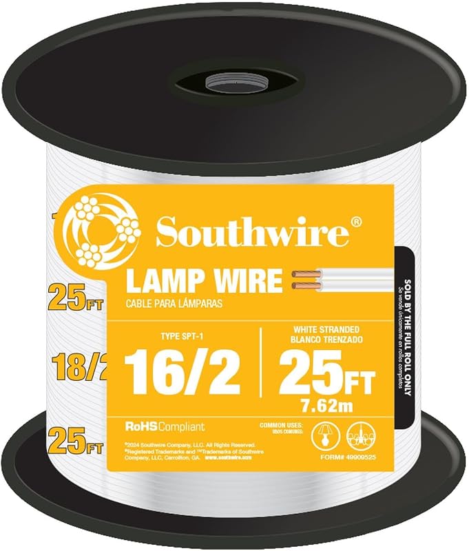 Cable SPT-2 16/2 negro termoplástico