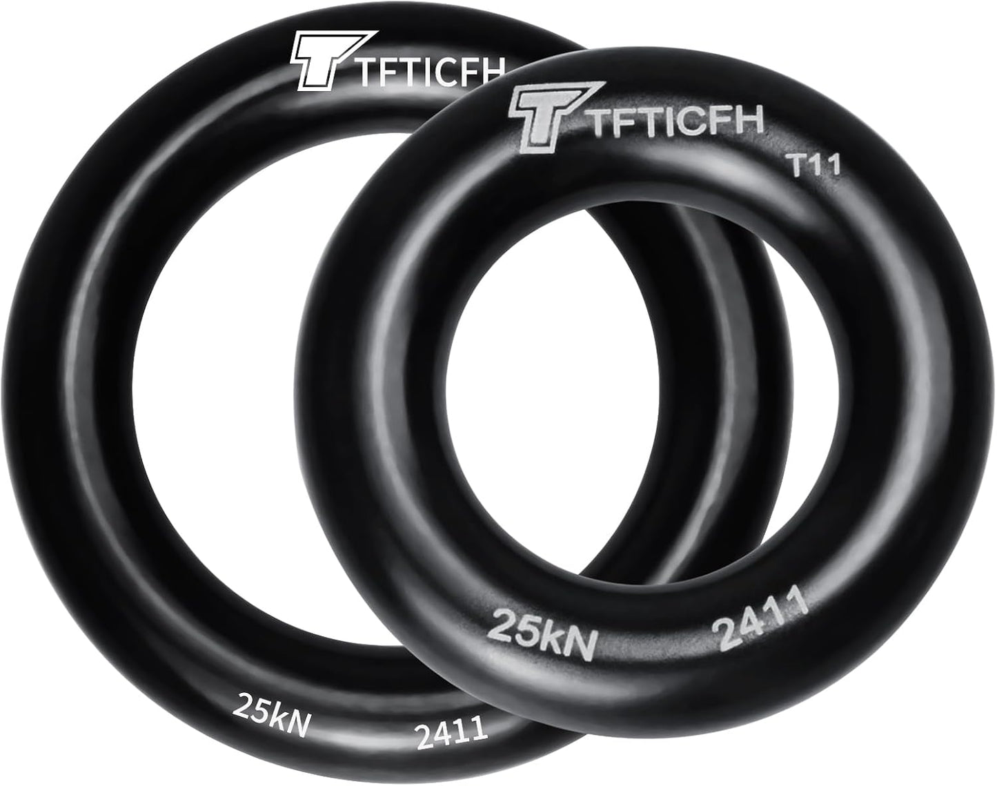 Anillo rapel 25kN junta aluminio escalada arborista