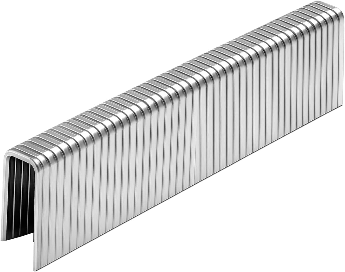1000 Grapas 1/4pulg Corona Estrecha Galvanizadas Neumática