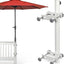 Soporte sombrilla acero inox 304 para poste terraza