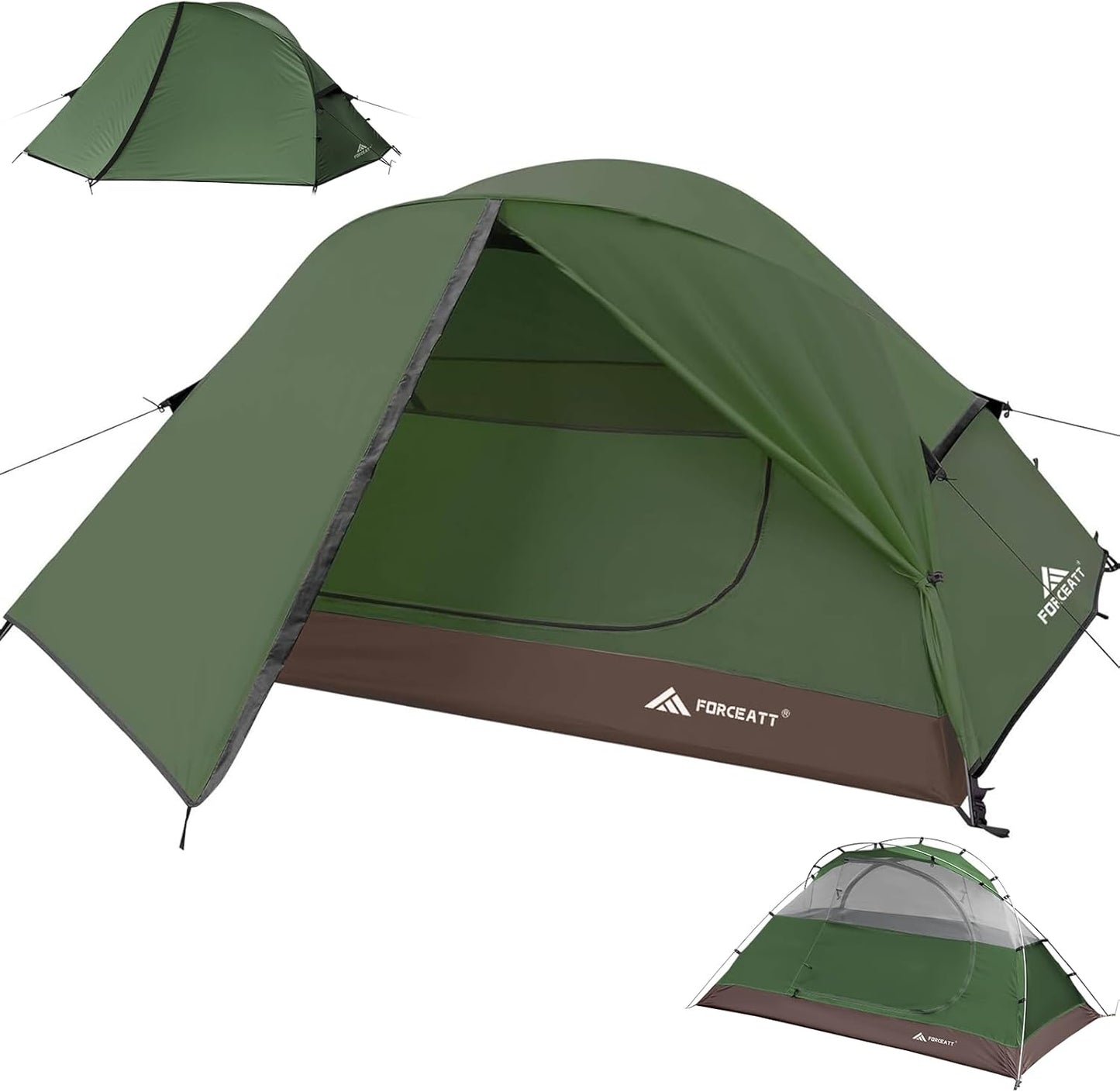 Tienda campaña 2 personas impermeable resistente viento