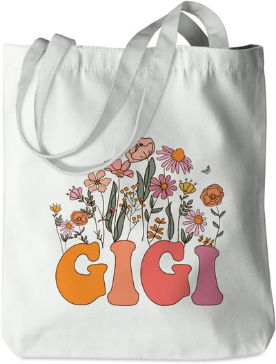Bolsa de hombro reutiliz. regalo para abuela mamá