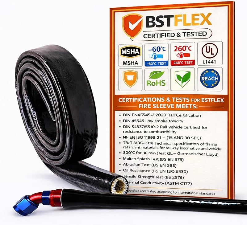 Fundas ignífugas silicona fibra vidrio para cables 3