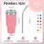 Set 12 vasos chupito con popote 2oz aislados kawaii