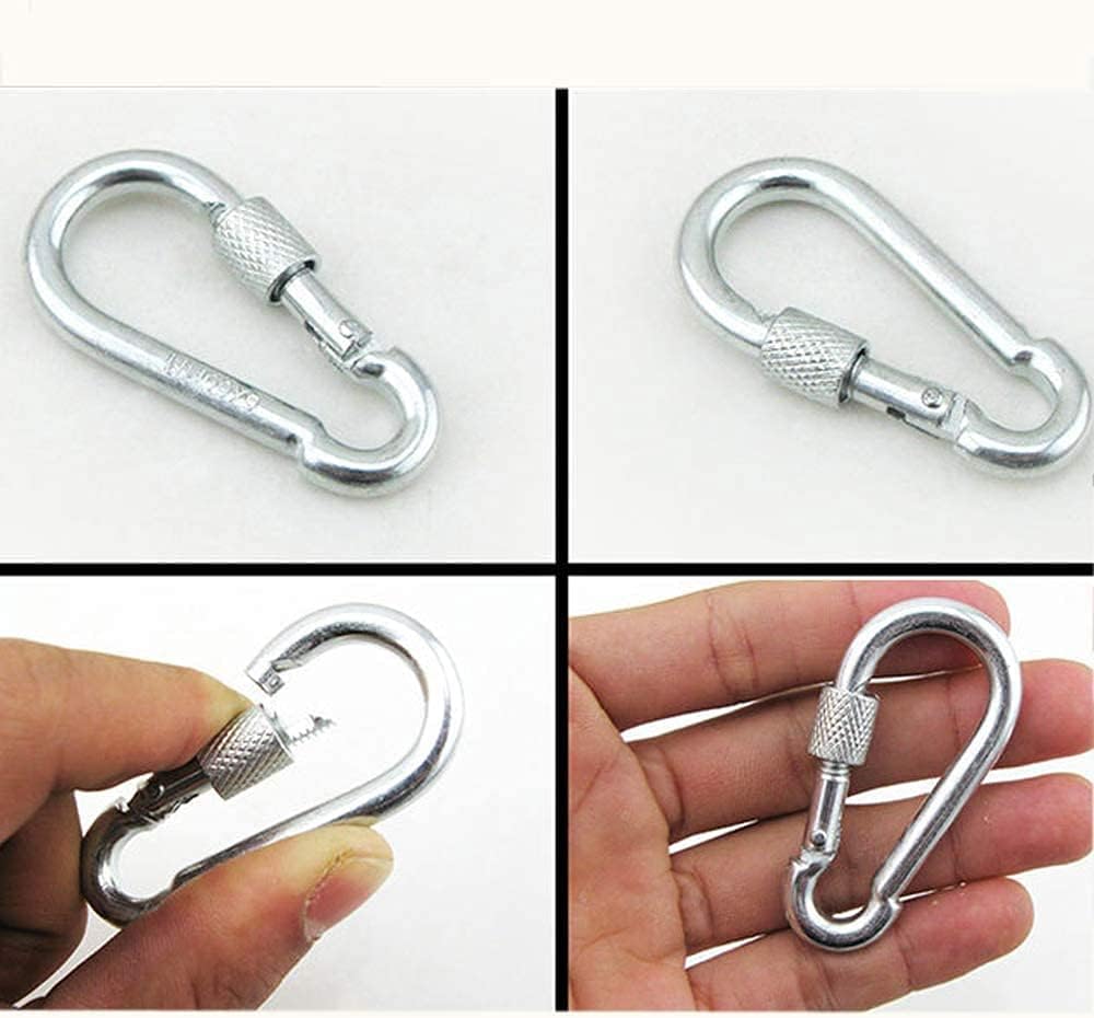 2 Ganchos Giratorios Acero Inox M8 para Columpio Marino
