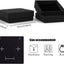 Caja regalo joyas 12 pzas cuadradas rellenas algodón