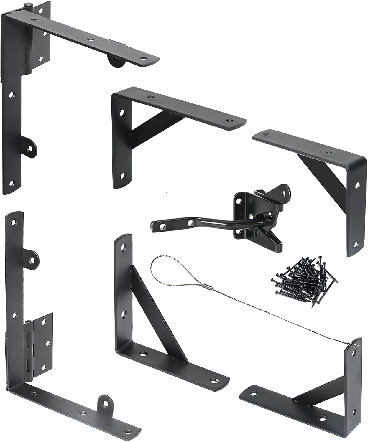 Kit accesorios puerta valla anti hundimiento resistente 150lb