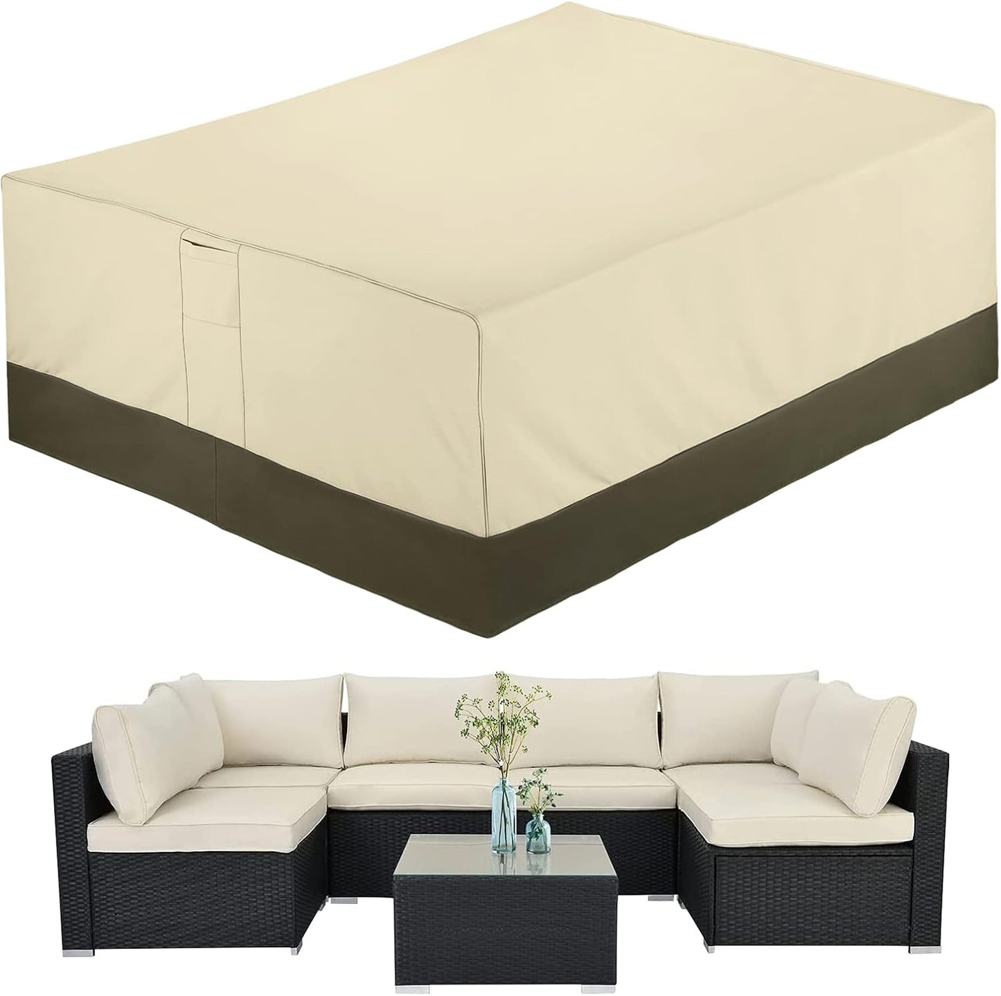 Fundas muebles patio 600D impermeables mesa sillas