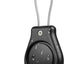 Soporte Airtag con cable resistente al agua llavero negro