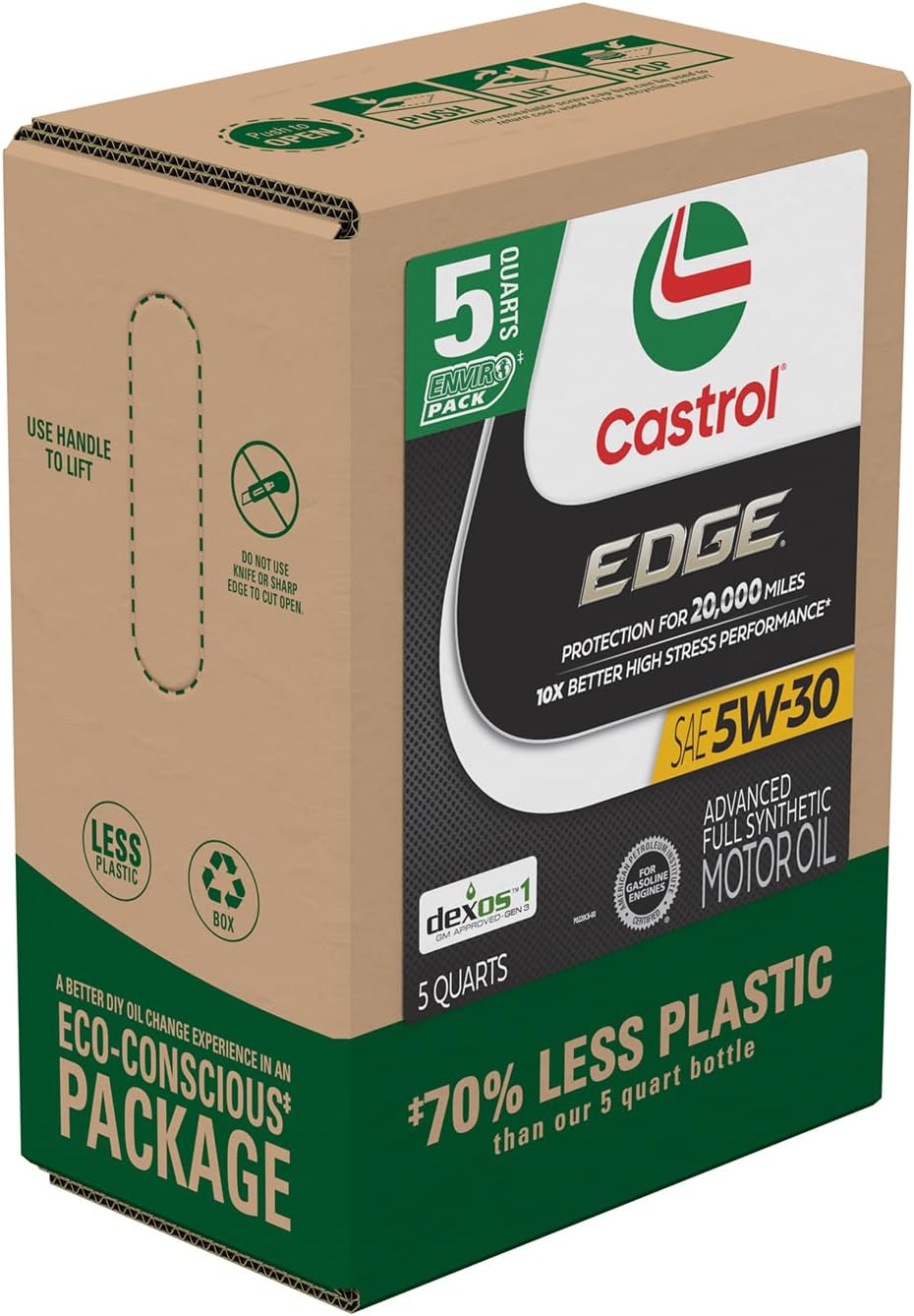 Aceite motor sintético EDGE 5W-30 5qt ecológico