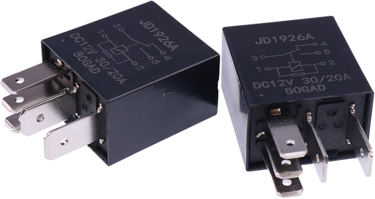 2 Relés 12V 30A comp Cub Cadet MTD Bolens Troy-Bilt