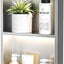 Nicho ducha LED acero inox 24x12" sin azulejos