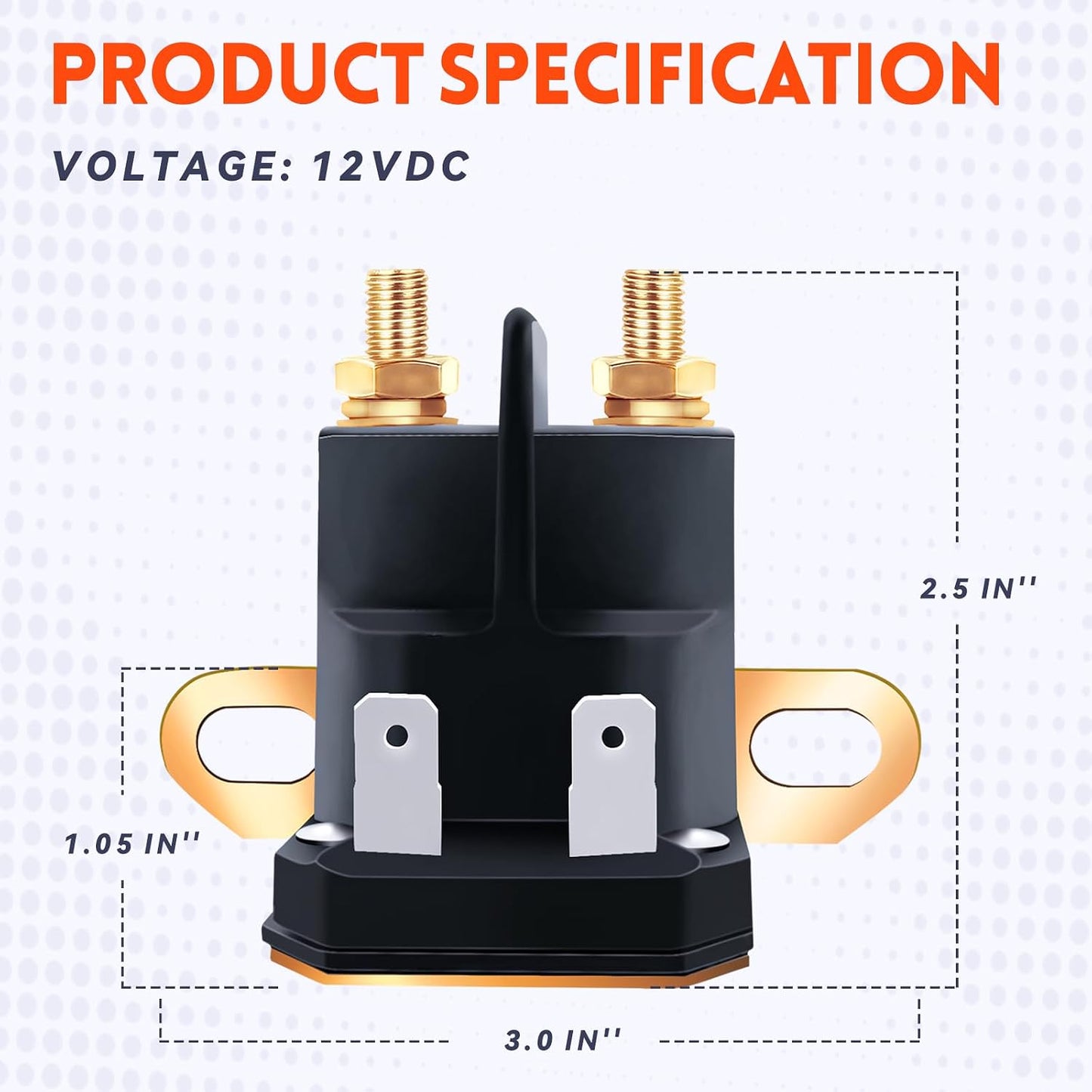 Solenoide arranque 12v para Cub Cadet John Deere L100 L105