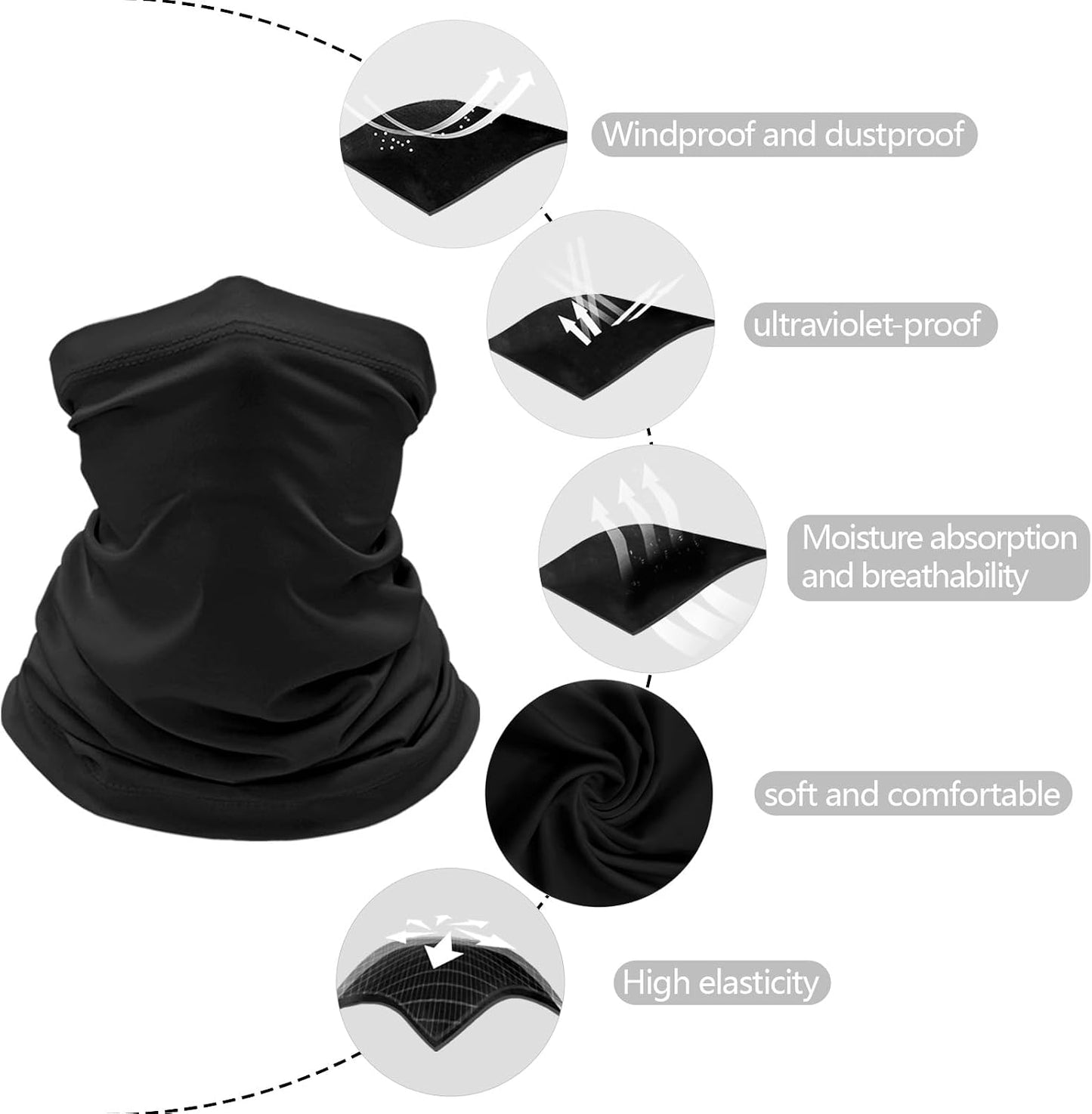 6 Polainas Refrescantes UV para Hombres y Mujeres