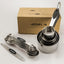 Set 5 Tazas y 7 Cucharas Magnéticas Acero Inox Negro