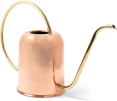 Regadera cobre boquilla larga 48oz para plantas interiores y jardín