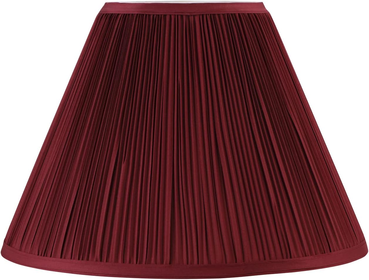 Pantalla lámpara estilo araña forma hongo color rojo