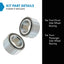 Set rodamientos rueda delantera comp Honda Odyssey 99-04