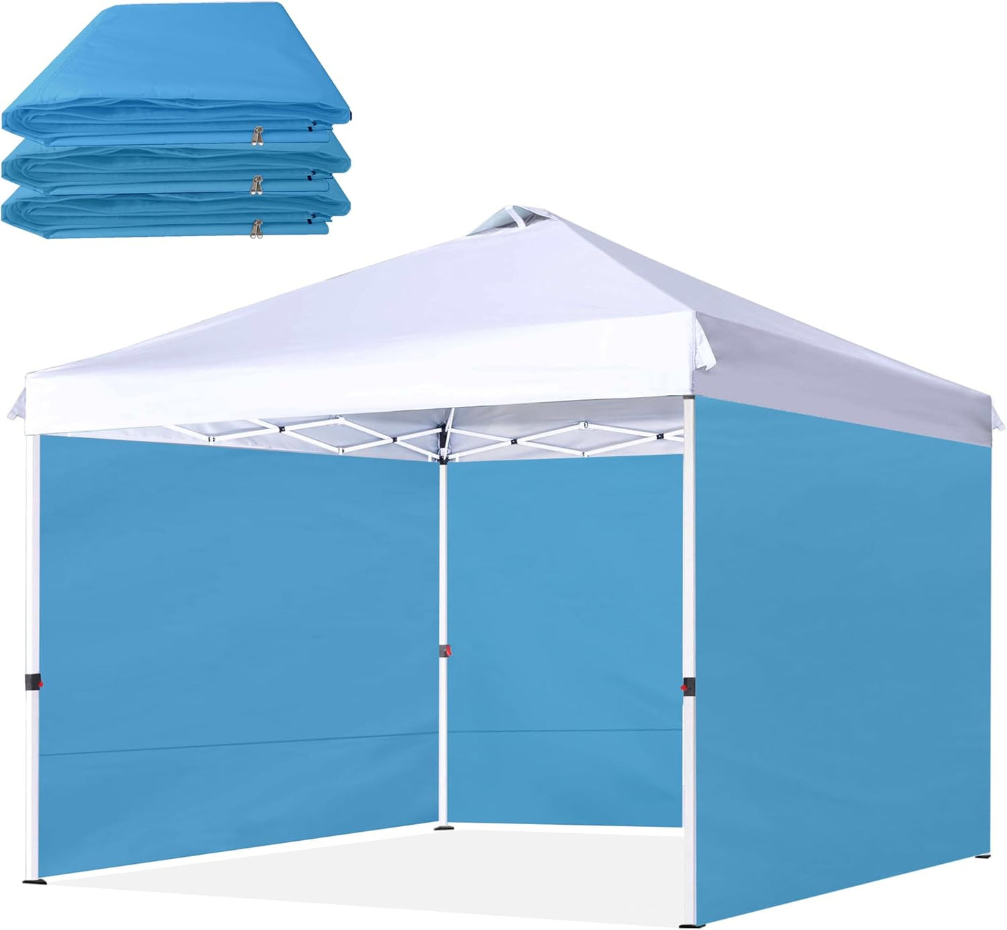 SideWall para toldo desplegable 10x10ft pack 3 azul cielo