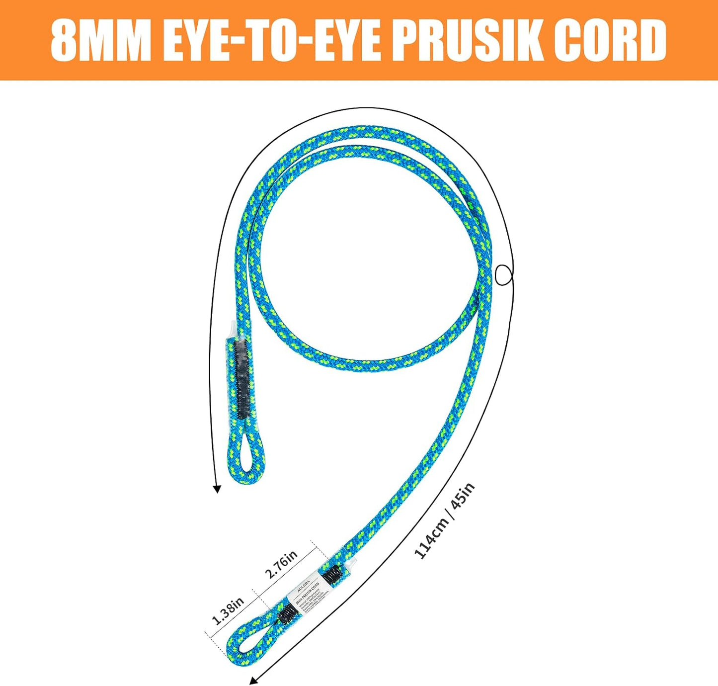 Cordón Prusik 8mm para escalada y rescate