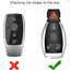 Funda llavero cuero vintage comp Mercedes Clase C/E/S