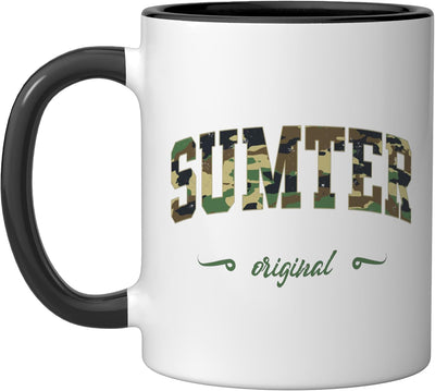 Taza cerámica camuflaje Sumter Design College Carolina del Sur