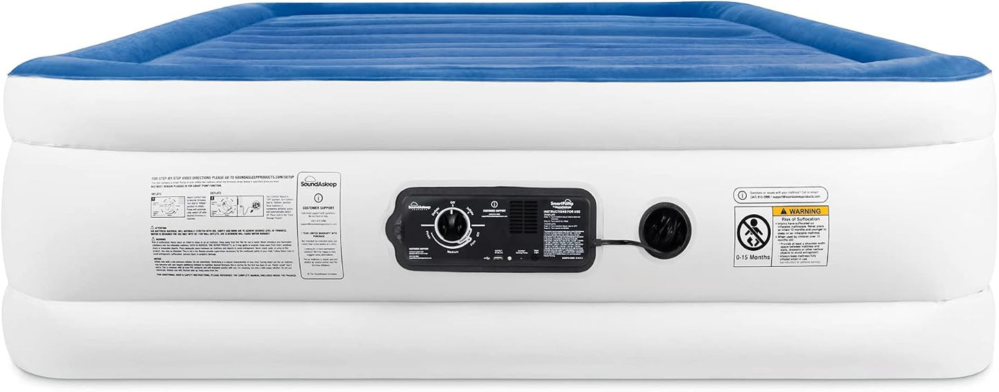 Colchón aire CloudNine Series Queen con bomba inteligente